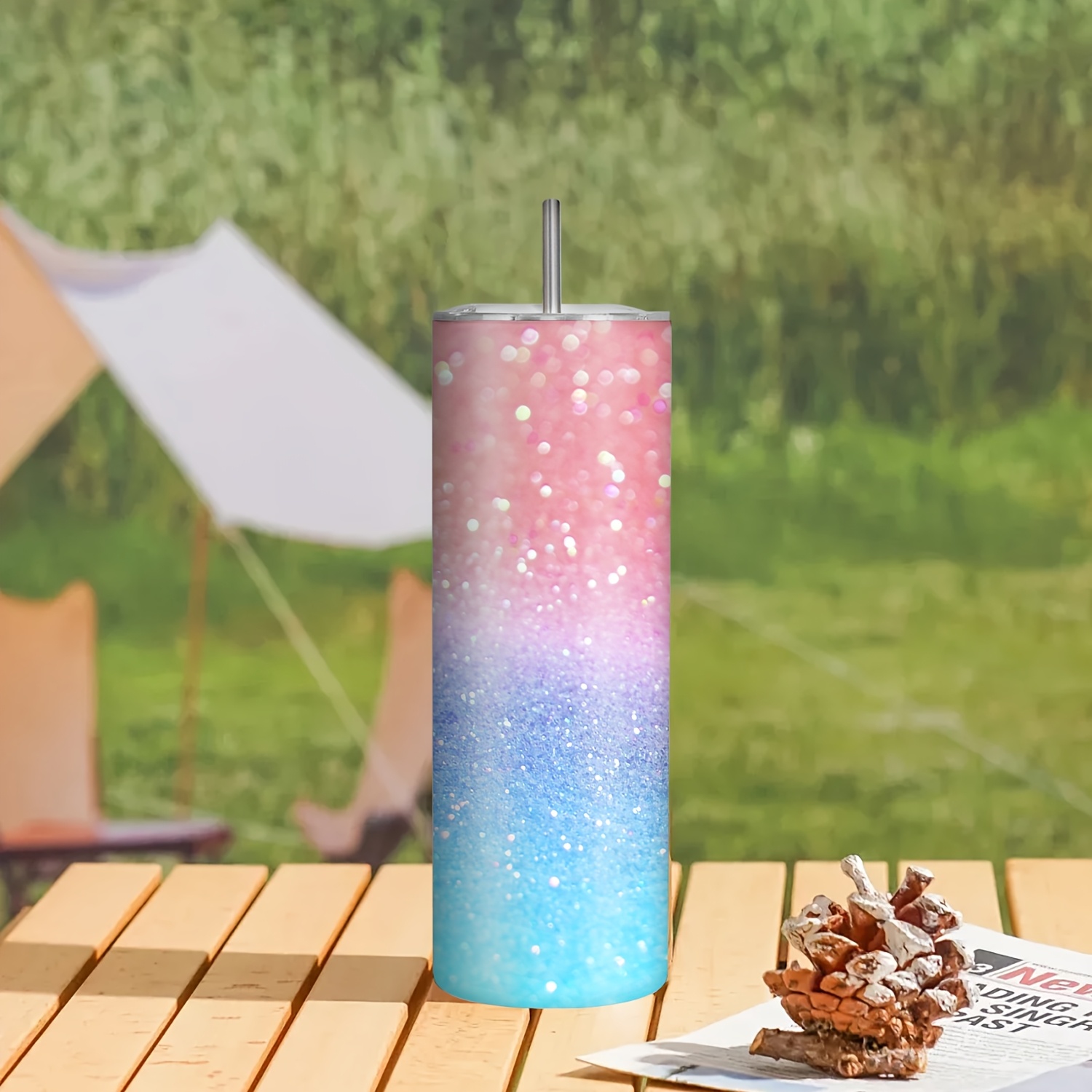 1 szt. szczelny kubek podróżny – Outdoor Adventure Birthday Party recenzja i cena